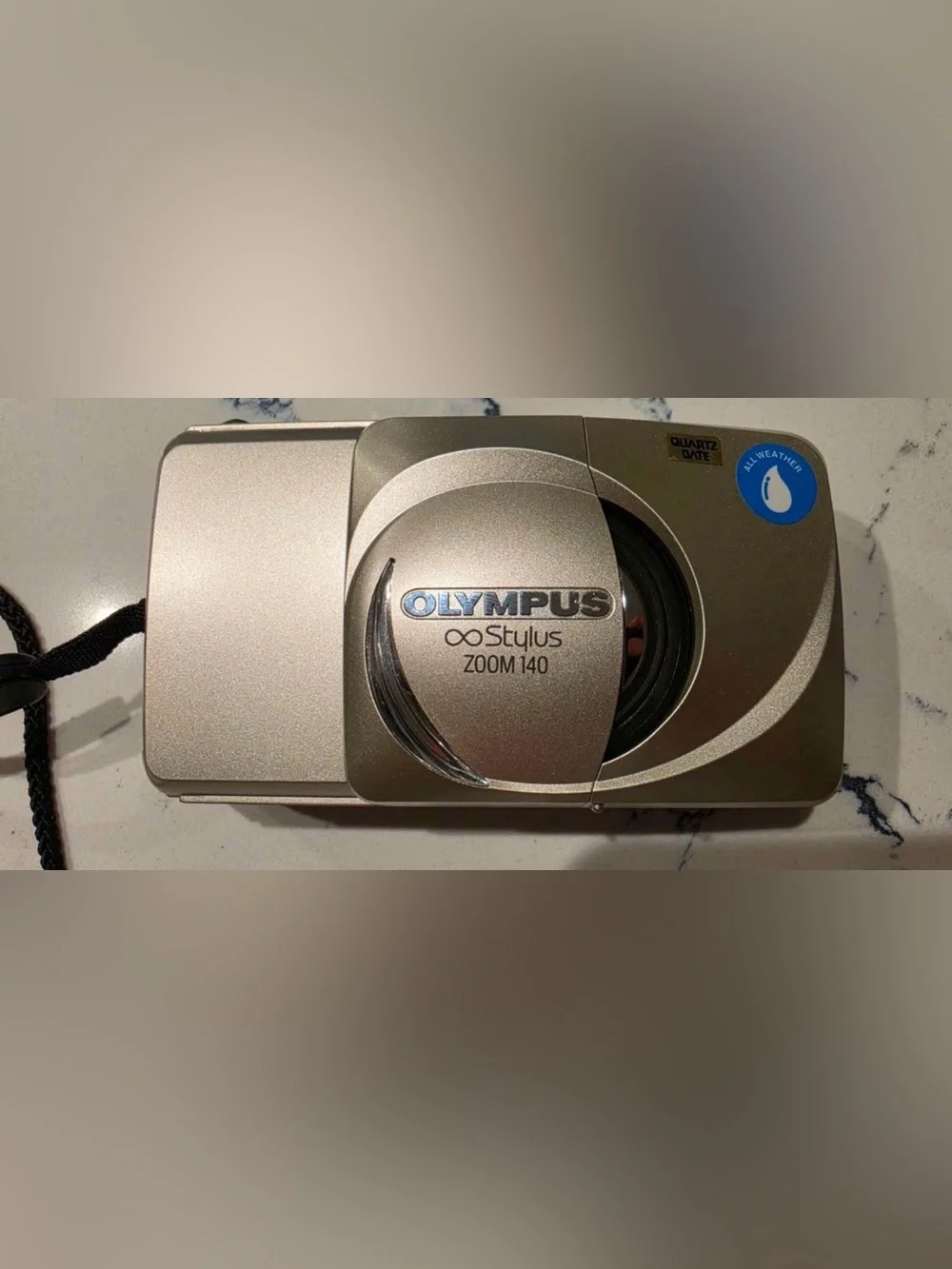 Olympus Infinity Stylus Zoom 140 35mm Film Camera With Box